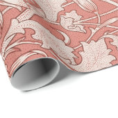 William Morris Wild Tulip Classic Victoriaans ontw Cadeaupapier (Rol Hoek)