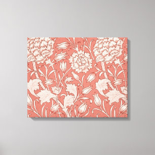 William Morris Wild Tulip Classic Victoriaans ontw Canvas Afdruk