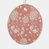 William Morris Wild Tulip Classic Victoriaans ontw Keramisch Ornament (Links)