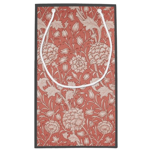 William Morris Wild Tulip Classic Victoriaans ontw Klein Cadeauzakje (Achterkant)