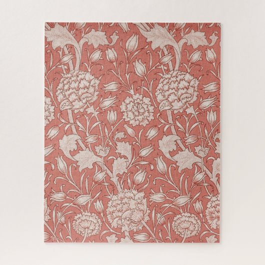 William Morris Wild Tulip Classic Victoriaans ontw Legpuzzel (Verticaal)