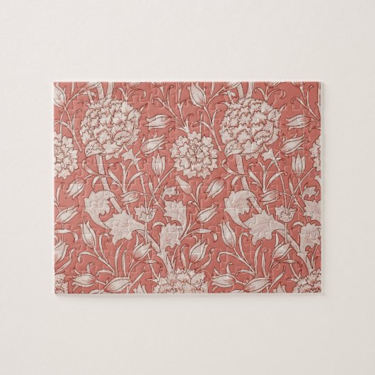 William Morris Wild Tulip Classic Victoriaans ontw Legpuzzel (Horizontaal)