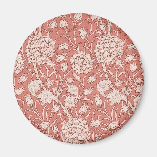 William Morris Wild Tulip Classic Victoriaans ontw Magneet (Voorkant)