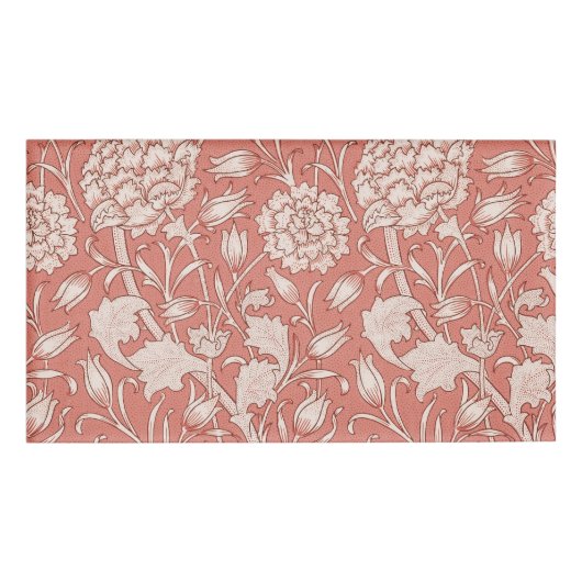 William Morris Wild Tulip Classic Victoriaans ontw Naambadge (Voorkant)