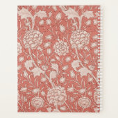 William Morris Wild Tulip Classic Victoriaans ontw Planner (Achterkant)