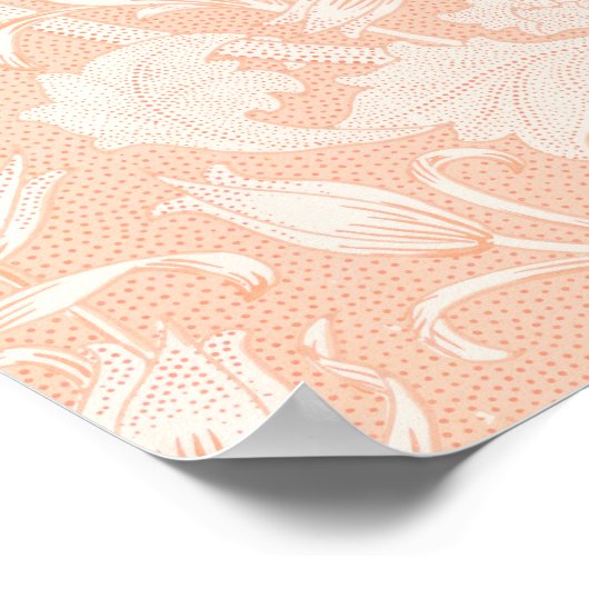 William Morris Wild Tulip Floral Design Art Print (Hoek)