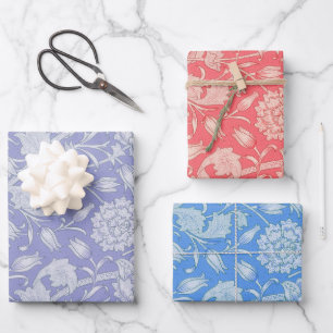 William Morris - Wild Tulips Floral Patronen Inpakpapier Vel
