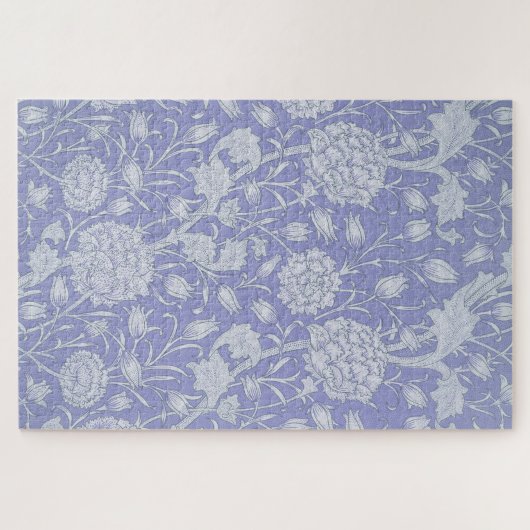 William Morris - Wild Tulips Paars Floral Pattern Legpuzzel (Horizontaal)