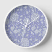 William Morris - Wild Tulips Paarse Floral Clock (Voorkant)