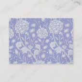 William Morris - Wilde Tulips - Paarse Floral Visitekaartje (Achterkant)