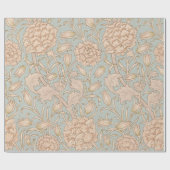 William Morris Wilde Tulp Bloem Bloemontwerp Cadeaupapier (Vlak)