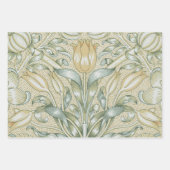 William Morris Wilde Tulp Bloem Bloemontwerp Inpakpapier Vel (Voorkant 2)