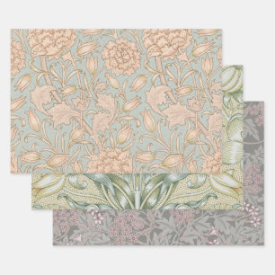 William Morris Wilde Tulp Bloem Bloemontwerp Inpakpapier Vel
