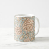 William Morris Wilde Tulp Bloem Bloemontwerp Koffiemok (Voorkant rechts)