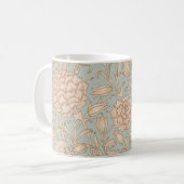 William Morris Wilde Tulp Bloem Bloemontwerp Koffiemok (Voorkant links)