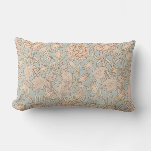 William Morris Wilde Tulp Bloem Bloemontwerp Kussen (Voorkant)