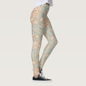 William Morris Wilde Tulp Bloem Bloemontwerp Leggings (Rechts)