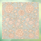 William Morris Wilde Tulp Bloem Bloemontwerp Raamsticker (Vel 3)
