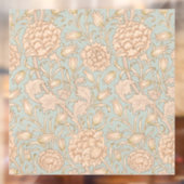William Morris Wilde Tulp Bloem Bloemontwerp Raamsticker (Vel 2)