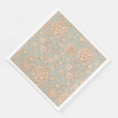 William Morris Wilde Tulp Bloem Bloemontwerp Servet (Hoek)