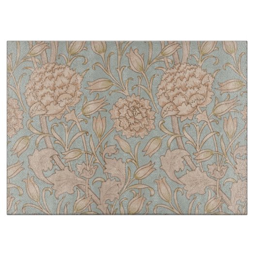William Morris Wilde Tulp Bloem Bloemontwerp Snijplank (Voorkant)