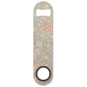 William Morris Wilde Tulp Bloem Bloemontwerp Speed Flessenopener (Achterkant)