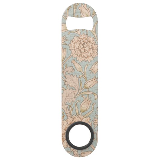 William Morris Wilde Tulp Bloem Bloemontwerp Speed Flessenopener (Voorkant)
