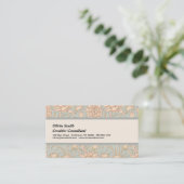 William Morris Wilde Tulp Bloem Bloemontwerp Visitekaartje (Staand voorkant)