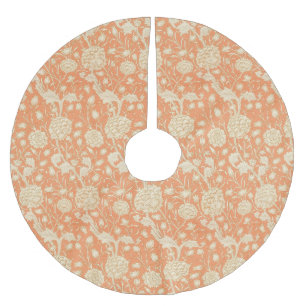 William Morris Wilde Tulp Oranje Bloemmotief Kunst Kerstboom Rok