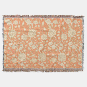 William Morris Wilde Tulp Vintage Bloempatroon Deken