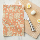 William Morris Wilde Tulp Vintage Bloempatroon Theedoek (Quarter Fold)