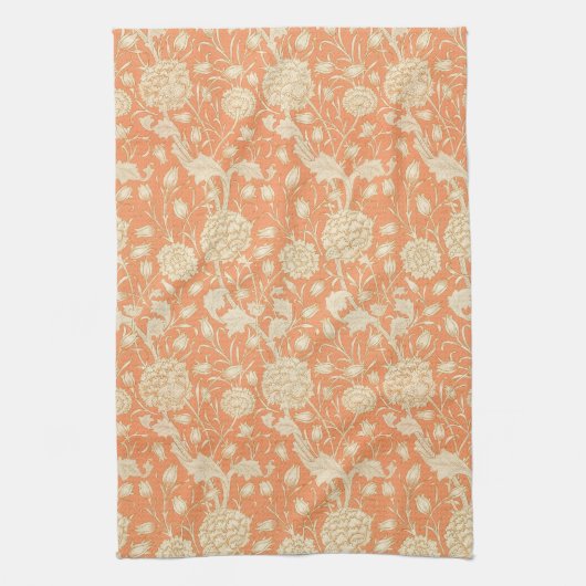William Morris Wilde Tulp Vintage Bloempatroon Theedoek (Verticaal)