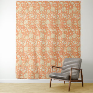 William Morris Wilde Tulp Vintage Bloempatroon Wandkleed