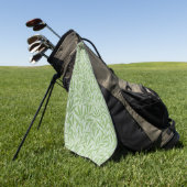 William Morris Wilg Bloem Klassiek Groen Golfhanddoek (Groen)