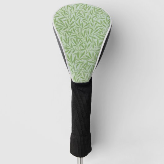 William Morris Wilg Bloem Klassiek Groen Golfheadcover (Voorkant)