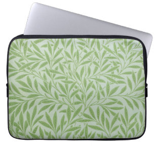 William Morris Wilg Bloem Klassiek Groen Laptop Sleeve