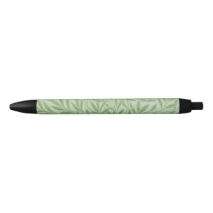William Morris Wilg Bloem Klassiek Groen Zwarte Inkt Pen