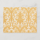 William Morris Wilg & Goud Damast Luxe Briefkaart (Voorkant)