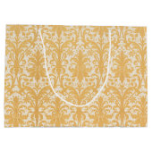 William Morris Wilg & Goud Damast Luxe Groot Cadeauzakje (Achterkant)