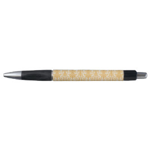 William Morris Wilg & Goud Damast Luxe Pen