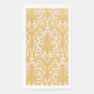 William Morris Wilg & Goud Damast Luxe Servet