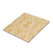 William Morris Wilg & Goud Damast Luxe Tegeltje (Zijkant)