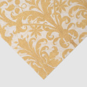 William Morris Wilg & Goud Damast Luxe Tissuepapier (Detail)