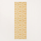William Morris Wilg & Goud Damast Luxe Yogamat (Achterkant)