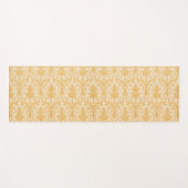 William Morris Wilg & Goud Damast Luxe Yogamat (Voorkant (horizontaal))