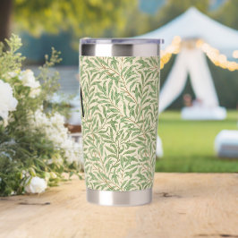 William Morris Wilgen Tak Patroon met Monogram Geïsoleerde Drinkbeker