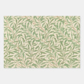 William Morris Wilgenpatroon Antiek Saliegroen Inpakpapier Vel (Voorkant 3)