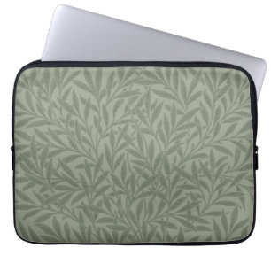 William Morris Wilgenpatroon Antiek Saliegroen Laptop Sleeve