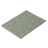William Morris Wilgenpatroon Antiek Saliegroen Notitieboek (Linkerzijde)