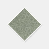 William Morris Wilgenpatroon Antiek Saliegroen Servet (Hoek)